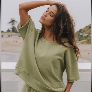 ISO - Any Daily Drills Cropped Sleeve Crew